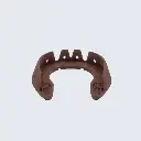 Iron Block Brown Horseshoe, Size 0